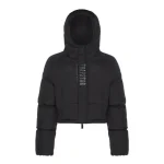 Womens Trapstar Decoded Hooded Puffer Jacket 2022 - BLACK