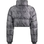 Womens Trapstar T Jacquard Puffer Jacket - GREY-1