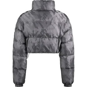 Womens Trapstar T Jacquard Puffer Jacket - GREY-1