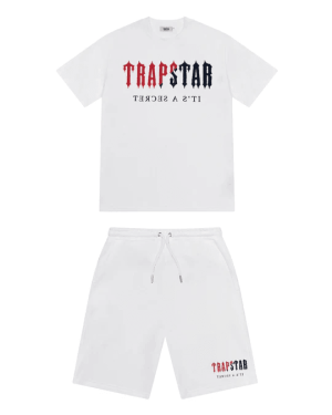 chenille-decoded-short-set-white-red