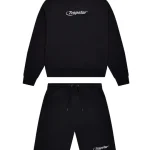 hyperdrive-crewneck-short-set-black