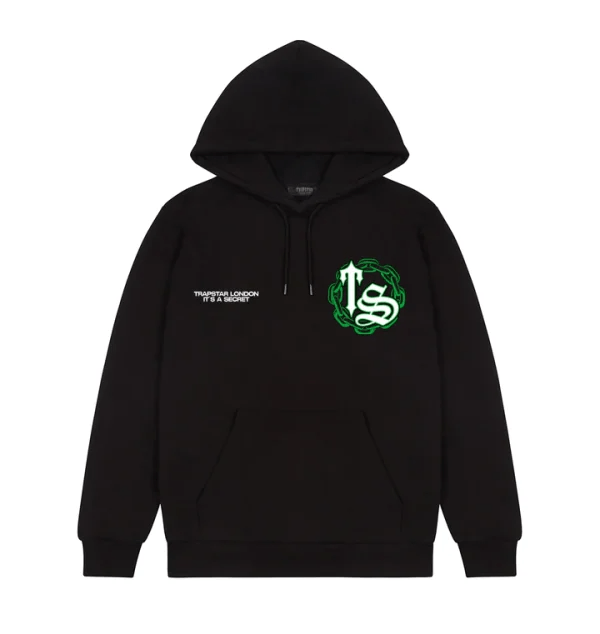new-chain-script-hoodie-black-green new-chain-script-hoodie-black-green