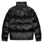 rapstar Irongate Embossed Black Puffer Jacket-1