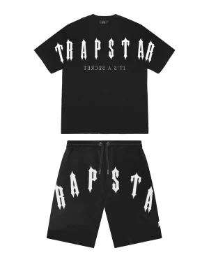 trapstar-arch-chenille-decoded-2-0-black-white-shorts-set