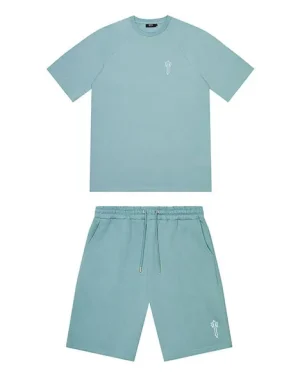 trapstar-foundation-light-teal-shorts-set