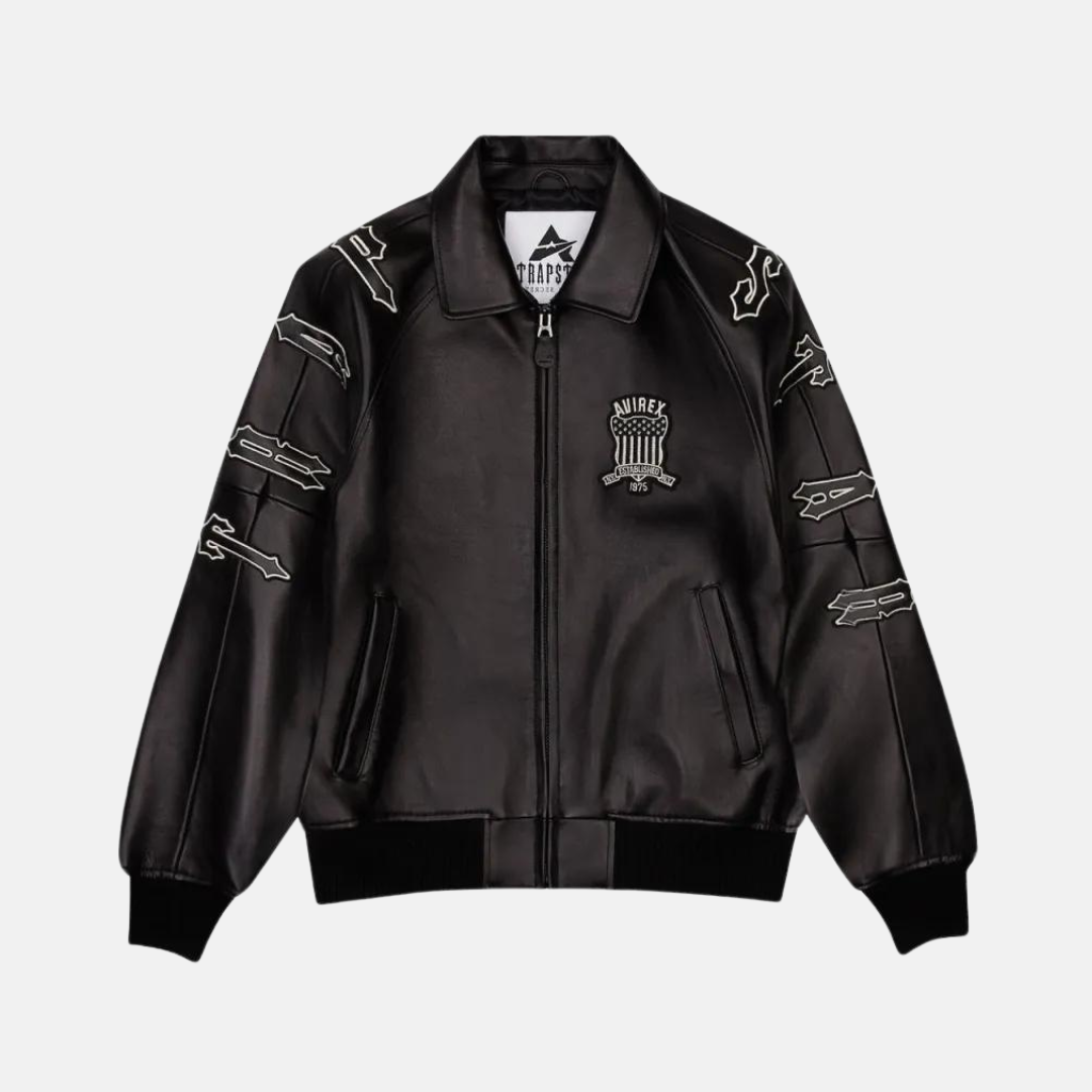 trapstar-x-avirex-icon-leather-jacket trapstar-x-avirex-icon-leather-jacket