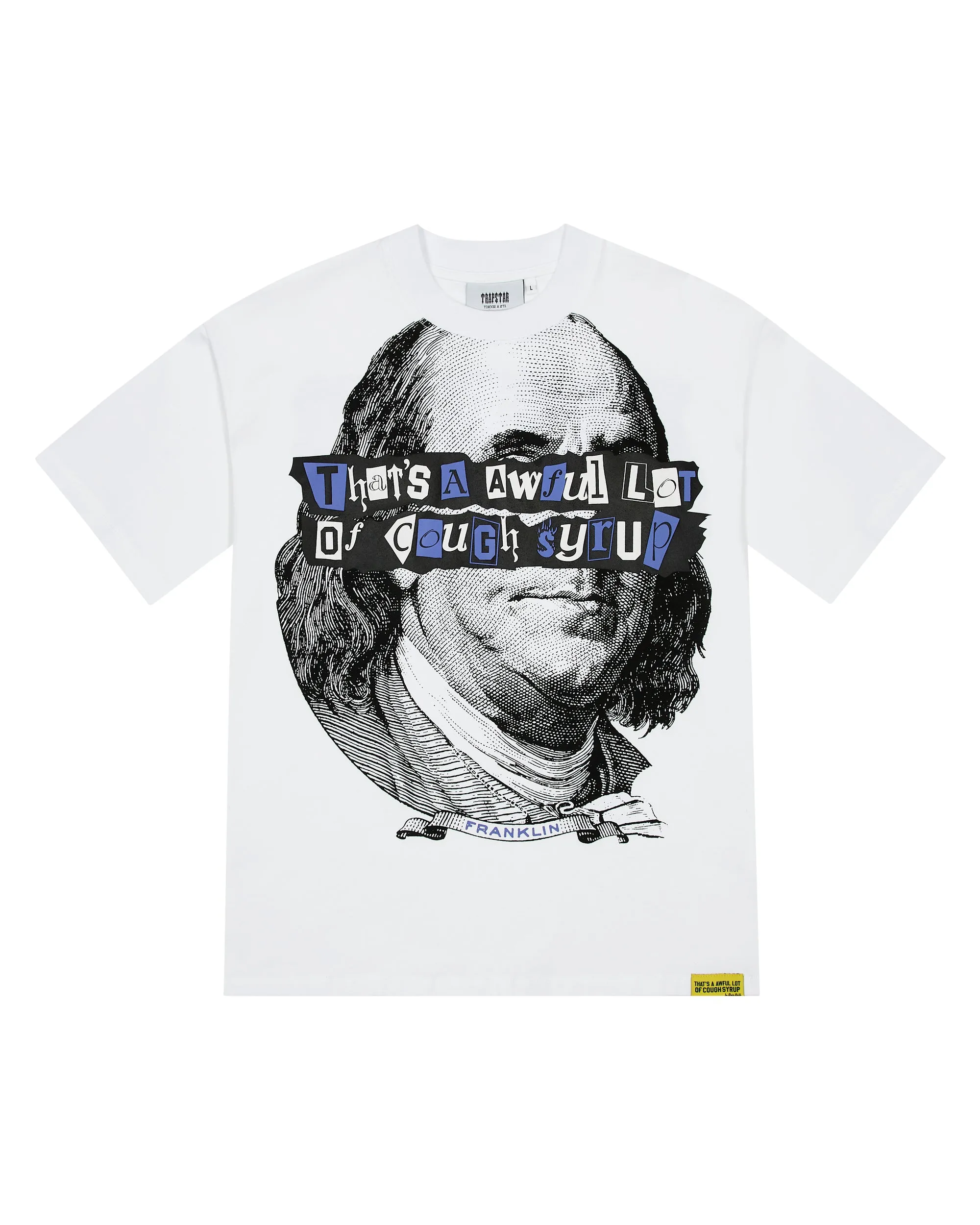 trapstar-x-cough-syrup-benjamin-franklin-white-tee-1 trapstar-x-cough-syrup-benjamin-franklin-white-tee-1